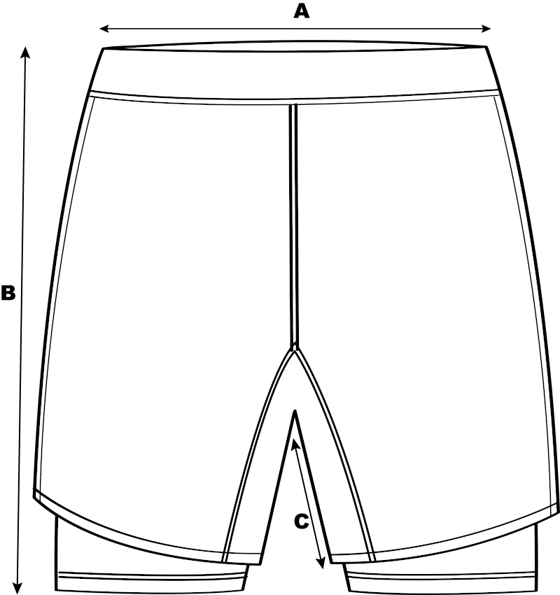 Shorts Size guide